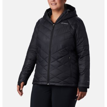 Columbia Heavenly Hooded Plus Size, Chamarras Negros Para Mujer | 849603-DVQ